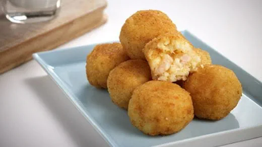 recipe image Κροκέτες με γαρίδες και ρύζι