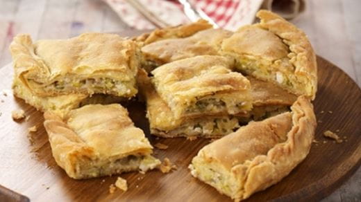recipe image Πίτα με κολοκυθάκια και δυόσμο