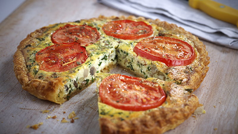 recipe image Πίτα σφολιάτα με τομάτες
