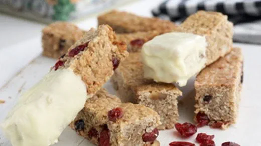 recipe image Μπάρες βρώμης με μπανάνα