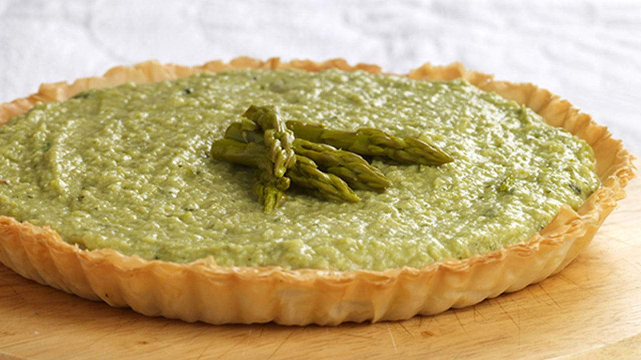 recipe image Τάρτα με σπαράγγια