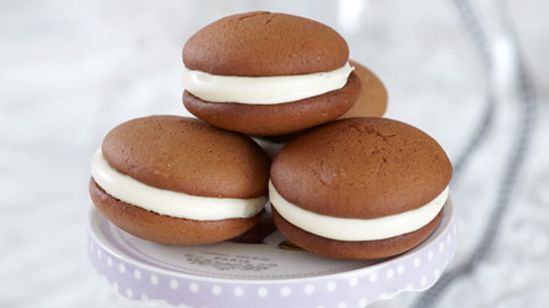 recipe image Μπισκότα Σοκολάτας Γεμιστά με Κρέμα