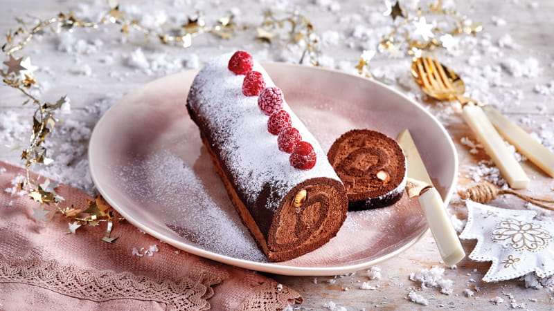 recipe image Χριστουγεννιάτικος Σοκολατένιος Κορμός