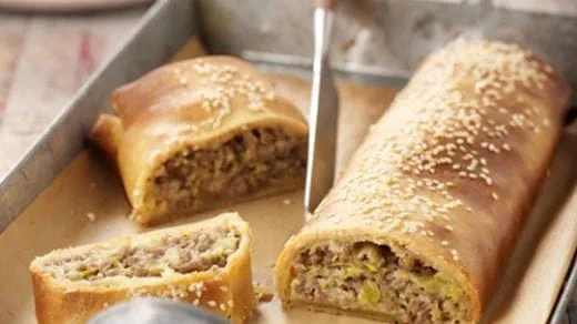 recipe image Κιμαδόπιτα ρολό με πράσο