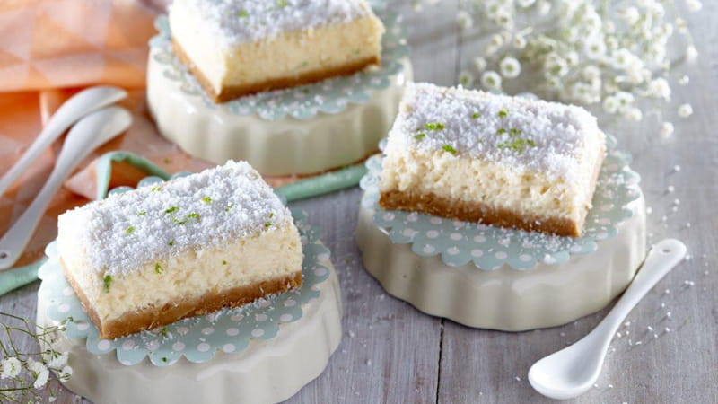 recipe image Παστάκια με κρέμα καρύδας και lime