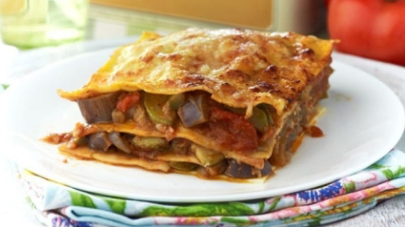 recipe image Λαζάνια με λαχανικά