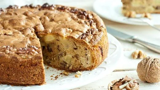 recipe image Κέικ με Καρύδια και Μήλα