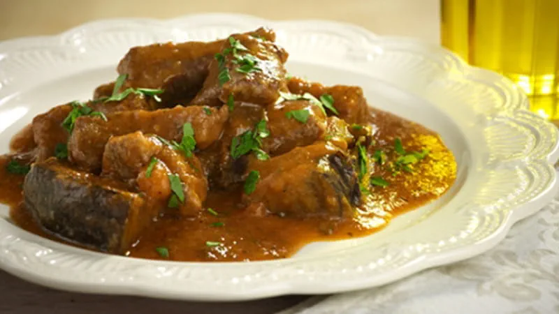 recipe image Ραγού μελιτζάνες μοσχαράκι