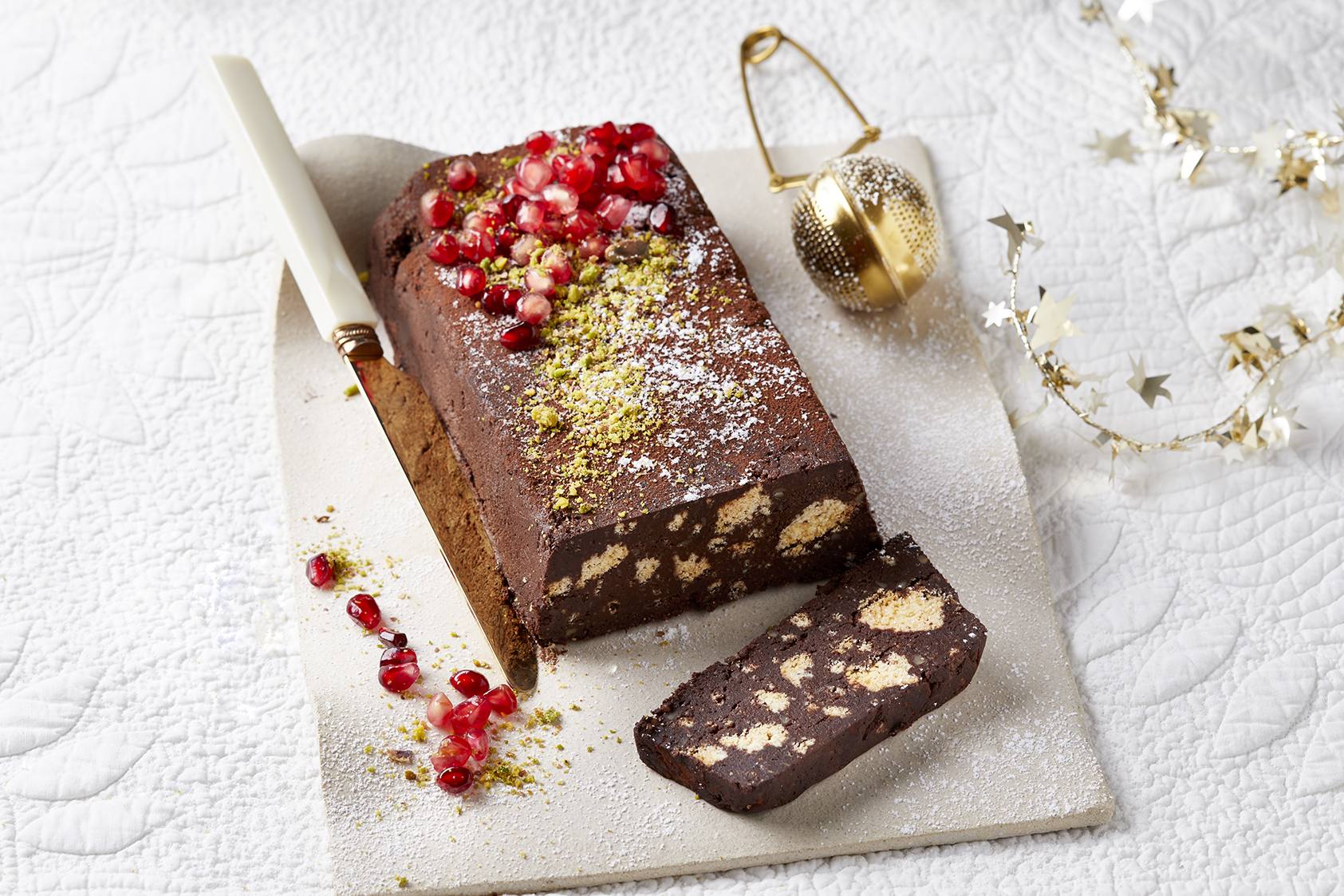 recipe image Χριστουγεννιάτικος Κορμός Σοκολάτας