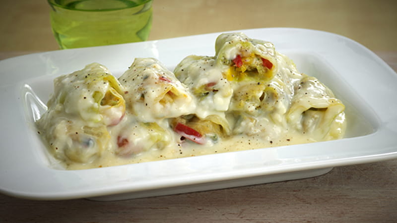 recipe image Ντολμάδες με πιπεριές