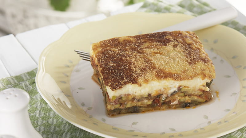 recipe image Μουσακάς καλοκαιρινός με λαχανικά