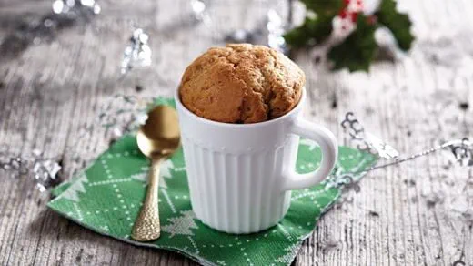 recipe image Cake in a Mug με Χριστουγεννιάτικα Μπαχαρικά