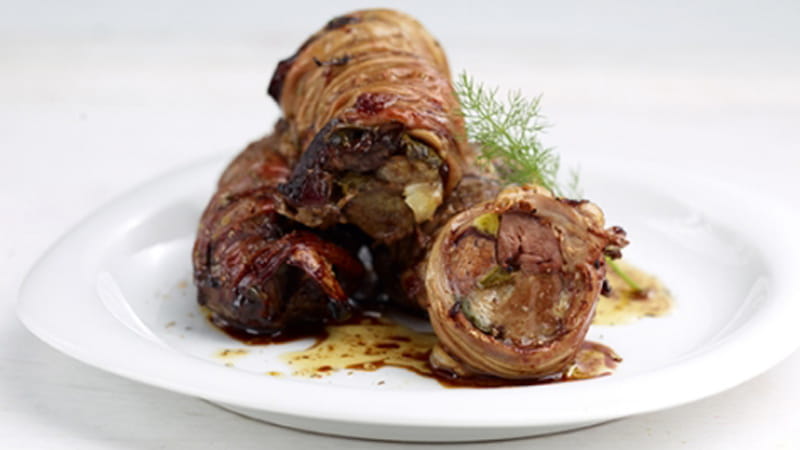 recipe image Γαρδουμπάκια με Πιπεριά και Κρασί