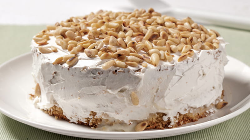 recipe image Τούρτα με καβουρδισμένο κουκουνάρι