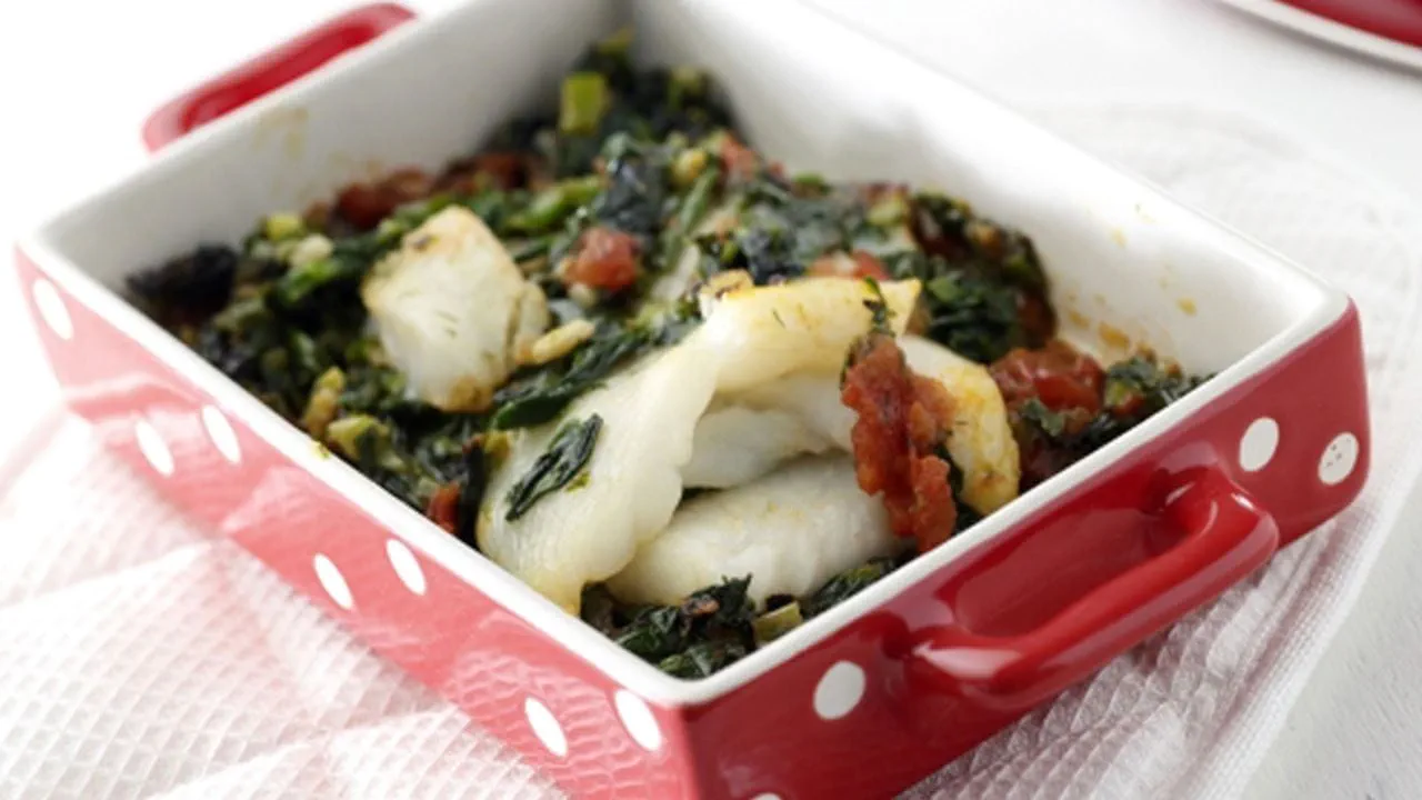 recipe image Γλώσσες με σπανάκι