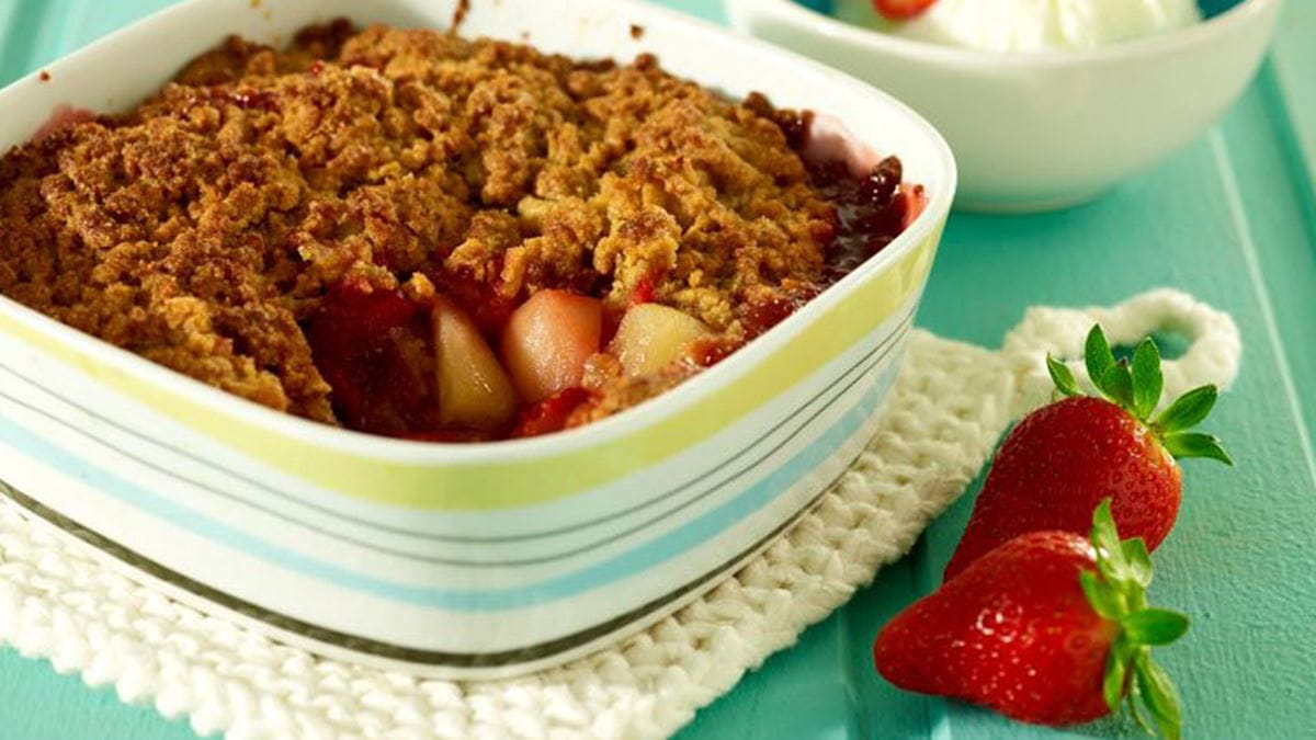 recipe image Crumble με φρούτα