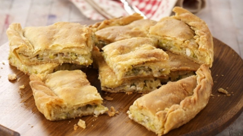 recipe image Πίτα με κολοκυθάκια και δυόσμο