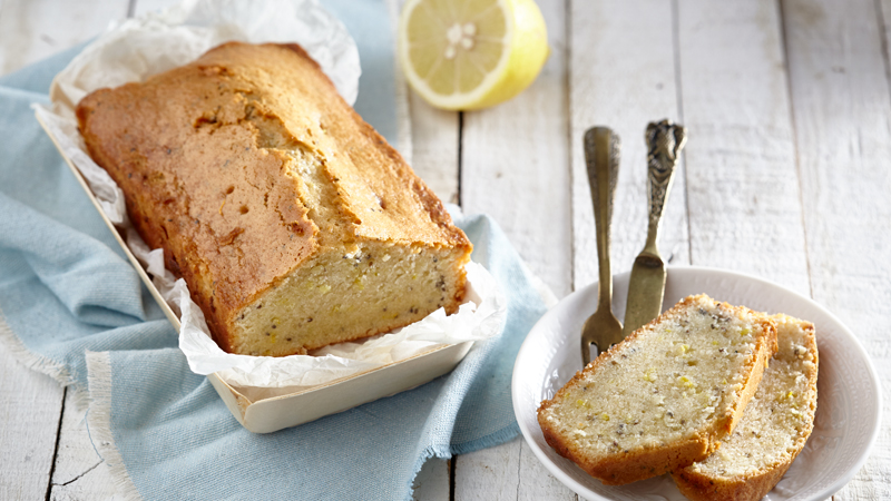 recipe image Κέικ με Βιτάμ ρόφημα Αμυγδάλου, chia και λεμόνι