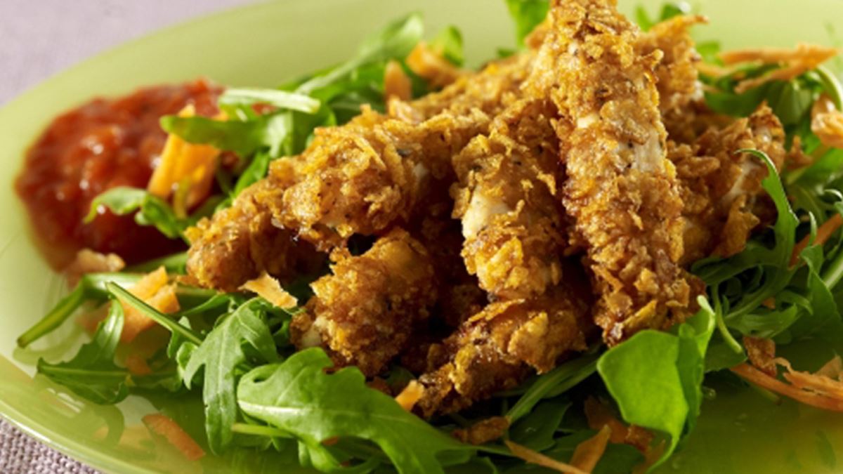 recipe image Μπαστουνάκια κοτόπουλου