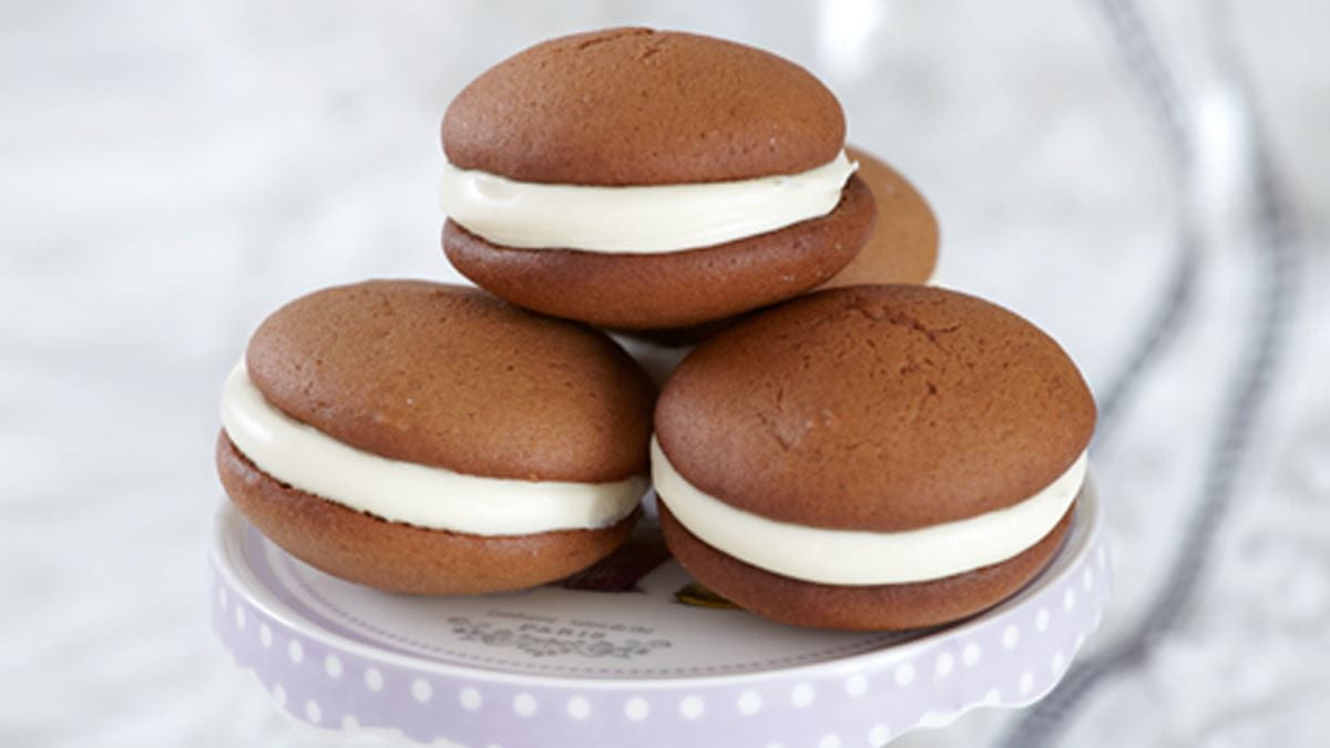 recipe image Μπισκότα σοκολάτας γεμιστά με κρέμα