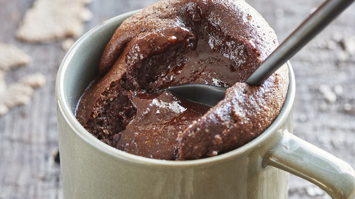 recipe image Mug κέικ με σοκολάτα