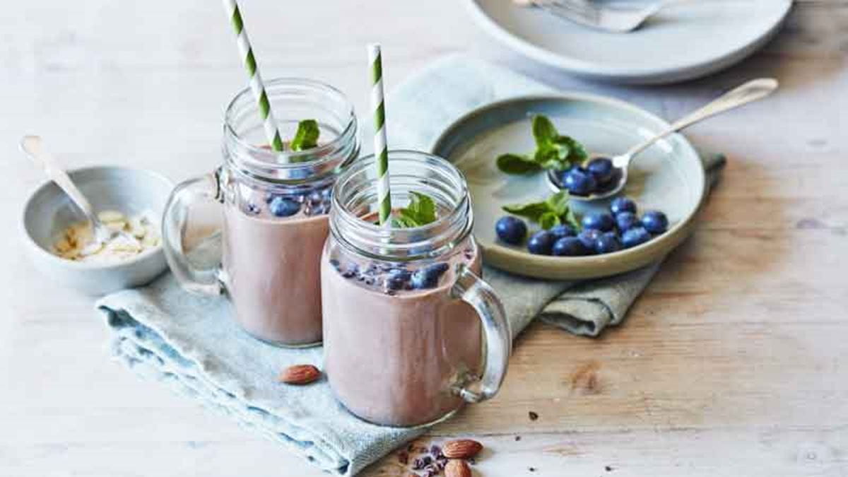 recipe image Σοκολατοκαρπένιο smoothie αχλαδιού