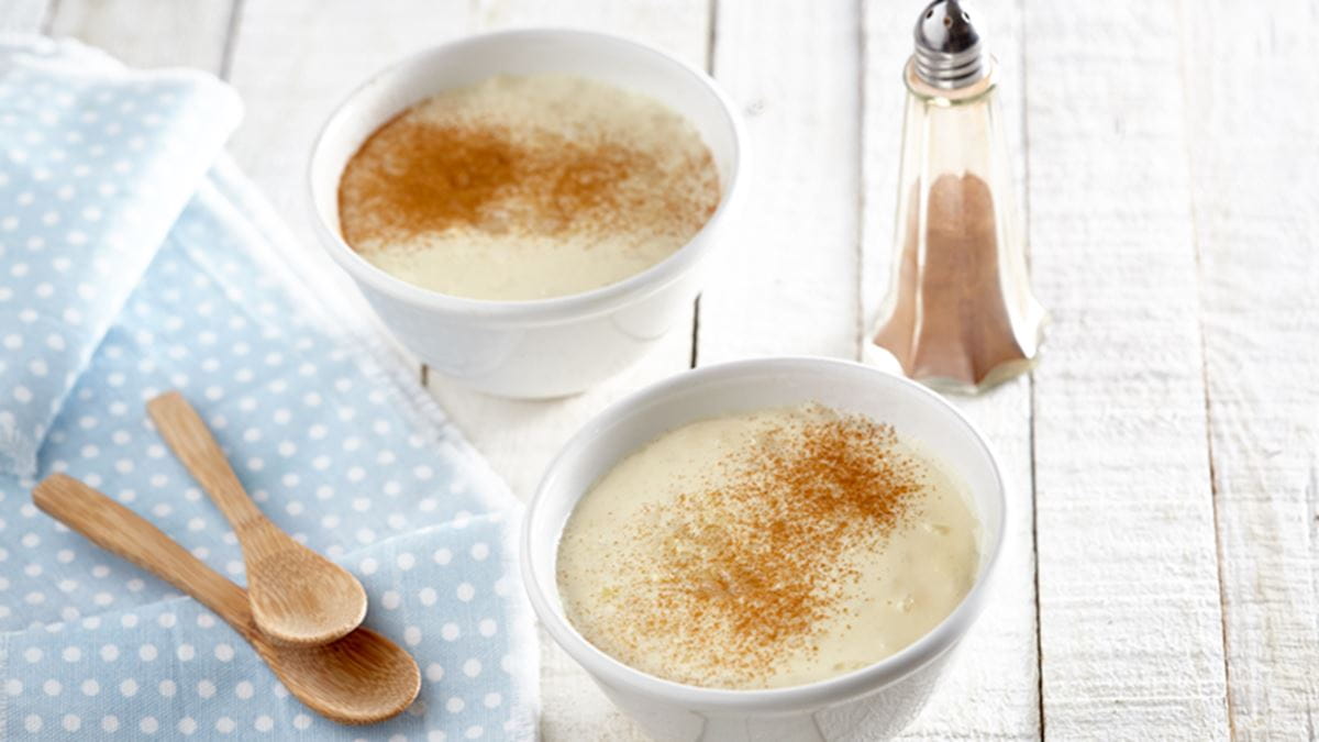 recipe image Ρυζόγαλο με Βιτάμ ρόφημα Αμυγδάλου