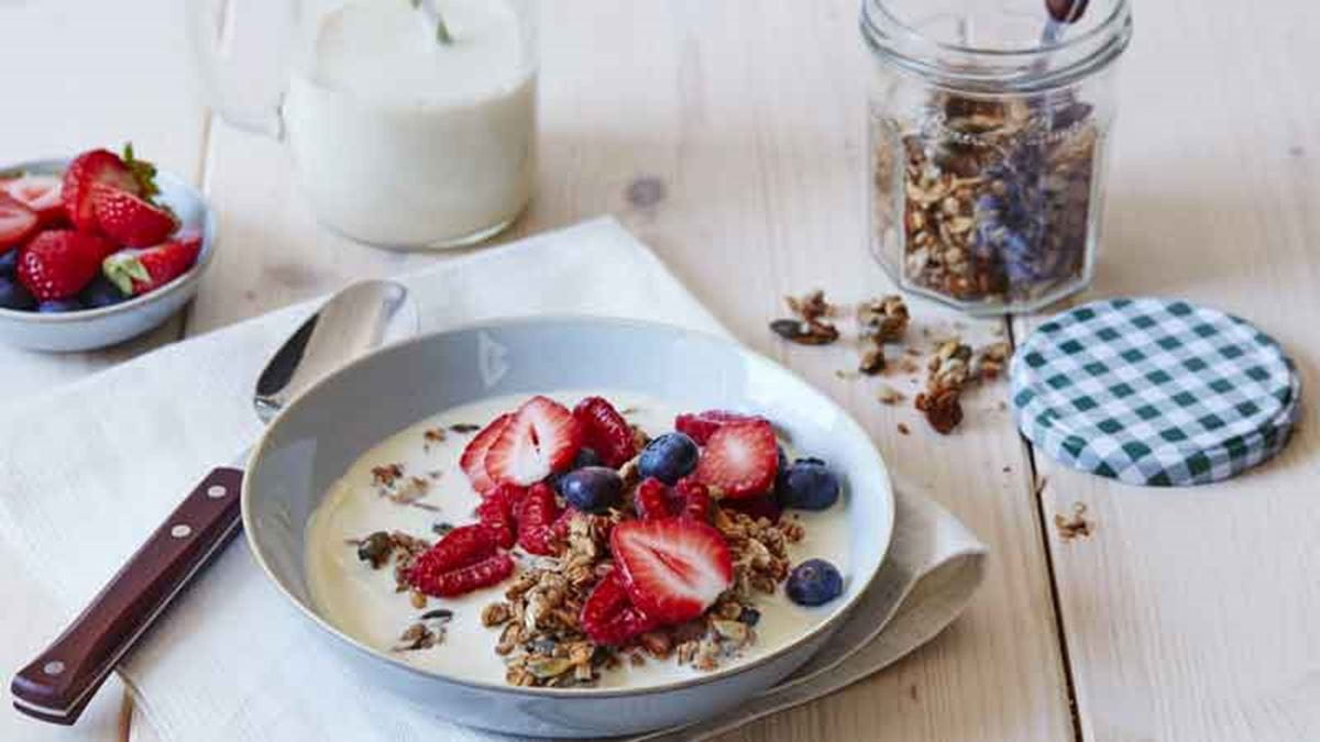 recipe image Σπιτικό μούσλι μπανάνας